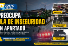 Preocupa aumento de hechos de inseguridad en Apartadó