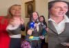 #Vídeo: Choque político por bonos escolares desata enfrentamiento entre senadoras