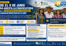 Gobierno abrirá convocatoria para representación campesina en la ANT