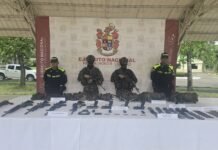 Ejército reporta hallazgo de depósito ilegal con armamento en Turbo