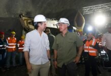 Antes de entrar a la Vía al Mar, culminan el cale del Túnel 0