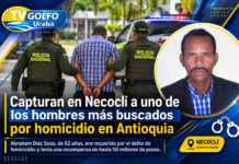Capturan en Necoclí a uno de los hombres más buscados por homicidio en Antioquia