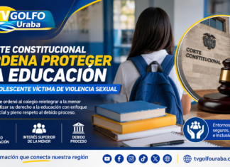 Corte Constitucional ordena proteger la educación de adolescente víctima de violencia sexual