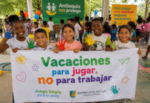 Más de 2.000 niños participan en encuentros vacacionales para prevenir el trabajo infantil en Antioquia