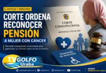 Corte ordena reconocer pensión a mujer con cáncer
