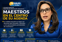 Viviane Morales pone a los maestros y la calidad educativa en el centro de su propuesta
