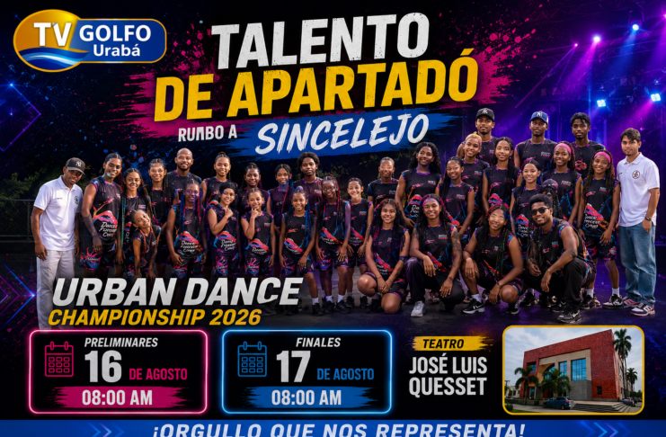 Talento juvenil de Apartadó llegará a escenario nacional de danza urbana en Sincelejo