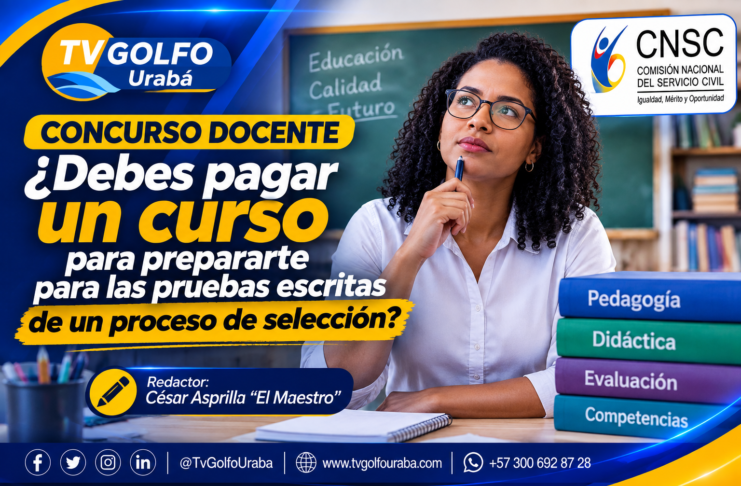 #ConcursoDocente- ¿Debes pagar un curso para prepararte para las pruebas escritas de un proceso de selección?