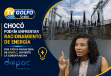 Chocó podría enfrentar racionamiento de energía por crisis financiera de DISPAC, advierte la gobernadora