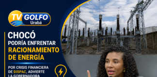 Chocó podría enfrentar racionamiento de energía por crisis financiera de DISPAC, advierte la gobernadora