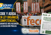 FECODE y ADIDA piden una Ley Orgánica de Competencias que garantice mayores recursos para la educación pública