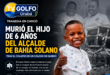 Muere en Quibdó el hijo del alcalde de Bahía Solano tras colapso de infraestructura escolar
