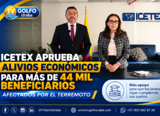 ICETEX aprueba alivios económicos para más de 44 mil beneficiarios afectados por el terremoto