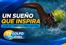 Juan Esteban, el “Tiburón de Turbo” que nadó contra la corriente hasta los Intercolegiados
