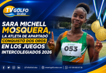 Sara Michell Mosquera, la atleta de Apartadó conquistó dos oros en los Juegos Intercolegiados 2026