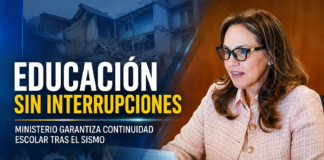 Ministerio de Educación anuncia medidas para garantizar la continuidad escolar tras el sismo