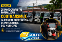 Mutatá formaliza la primera cooperativa de motocarros del municipio