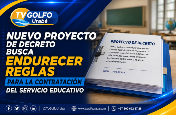 Nuevo proyecto de decreto busca endurecer reglas para la contratación del servicio educativo