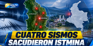 #Atención – Cuatro sismos superiores a magnitud 4 sacudieron Istmina, Chocó, en pocas horas