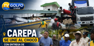 Carepa se une al Chocó con entrega de ayudas alimentarias a familias de Río Quito