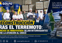 Reconstrucción tras el terremoto: anuncios de Minvivienda dejan interrogantes sobre la atención al Chocó
