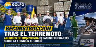 Reconstrucción tras el terremoto: anuncios de Minvivienda dejan interrogantes sobre la atención al Chocó