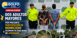 Judicializados dos adultos mayores por presunta participación en homicidio ocurrido en zona rural de Apartadó