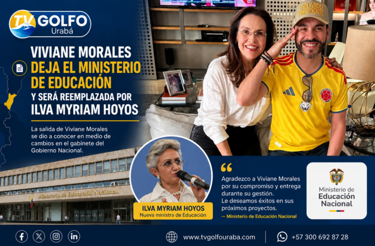 Viviane Morales deja el Ministerio de Educación y será reemplazada por Ilva Myriam Hoyos
