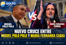 Nuevo cruce entre Miguel Polo Polo y María Fernanda Cabal
