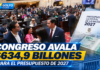 Congreso avala monto de $634,9 billones para el Presupuesto de 2027