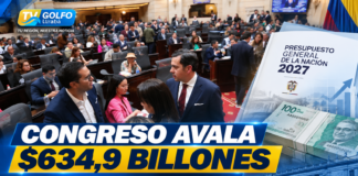 Congreso avala monto de $634,9 billones para el Presupuesto de 2027