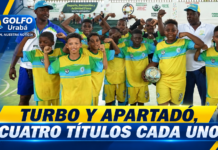 Turbo y Apartadó se quedan con cuatro títulos cada uno en los Juegos Escolares de Urabá
