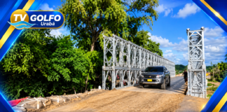 San Juan de Urabá recupera la conexión vial con la habilitación de un nuevo puente sobre el río San Juan