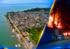 Incendio destruyó por completo a Punta Palmera, reconocido sitio turístico de Necoclí