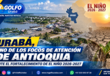 Urabá, uno de los focos de atención de Antioquia ante el fortalecimiento de El Niño 2026-2027