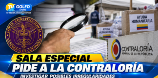 Sala Especial pide a la Contraloría investigar posibles irregularidades en giros de ayudas humanitarias