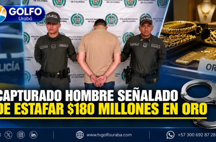 Capturado hombre señalado de estafar $180 millones en oro