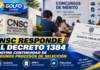 CNSC responde al Decreto 1384 y define continuidad de algunos procesos de selección