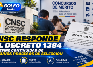 CNSC responde al Decreto 1384 y define continuidad de algunos procesos de selección