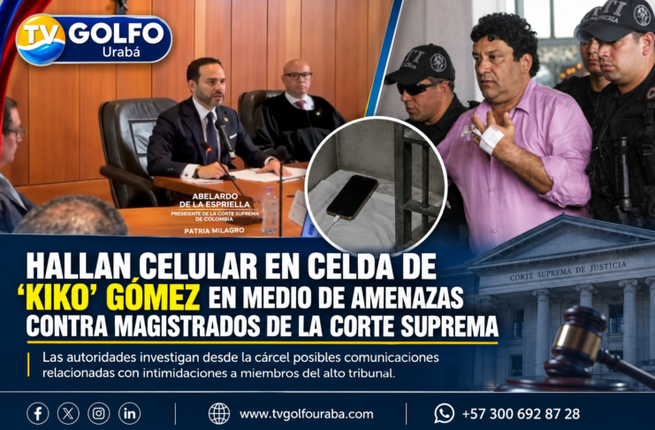 Hallan celular en celda de ‘Kiko’ Gómez en medio de amenazas contra magistrados de la Corte Suprema