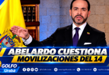 Abelardo de la Espriella cuestiona movilizaciones del 14 de octubre