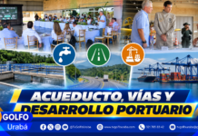 Acueducto, vías y desarrollo portuario, temas centrales de la visita del vicepresidente José Manuel Restrepo a Urabá