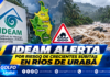 IDEAM alerta por riesgo de crecientes súbitas en ríos de Urabá