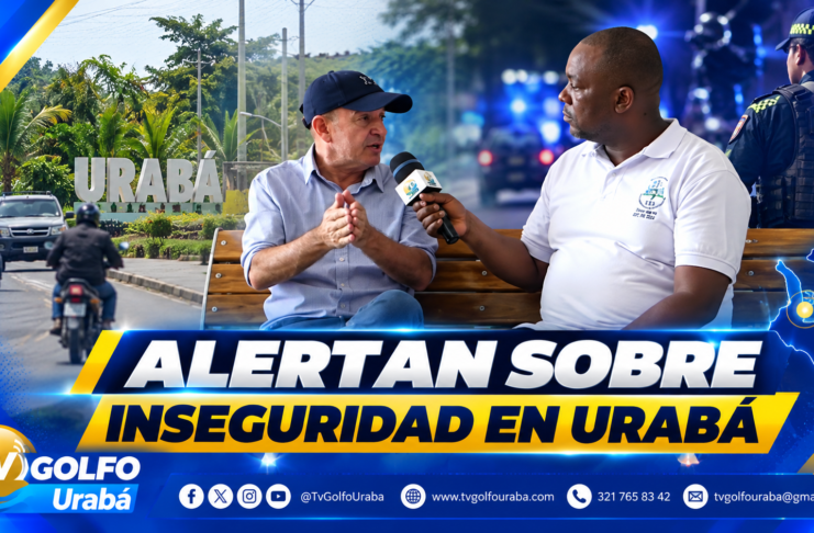 Líder comercial de Apartadó alerta sobre inseguridad en Urabá