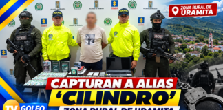 CAPTURAN A ALIAS ‘CILINDRO’, SEÑALADO COMO CABECILLA DEL CLAN DEL GOLFO EN ANTIOQUIA