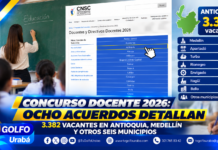Concurso Docente 2026: ocho acuerdos detallan 3.382 vacantes en Antioquia, Medellín y otros seis municipios
