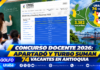 Concurso Docente 2026: Apartadó y Turbo suman 74 vacantes en Antioquia