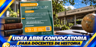 Universidad de Antioquia abre convocatoria para docentes de Historia