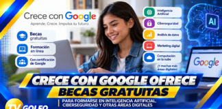Crece con Google ofrece becas gratuitas para formarse en inteligencia artificial, ciberseguridad y otras áreas digitales
