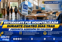 Estudiante fue hospitalizada durante cuatro días tras presunta agresión en colegio